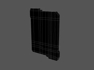 UHD High tech Graphical Interface v8 004 Low-poly 3D model