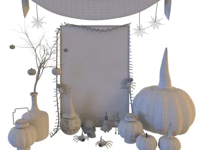 halloween set 1-1 3D model