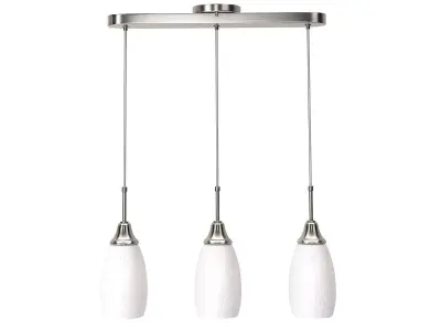 Peak Collection Three Lights Pendant Fixture 3D model