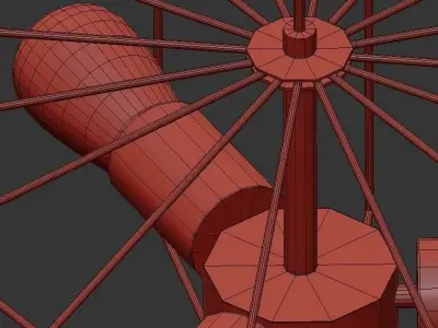 Cage Wire 3D model