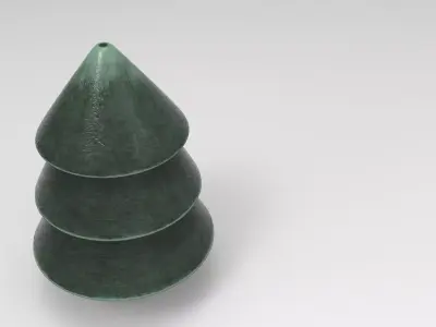 Huu Christmas Tree Low-poly 3D model