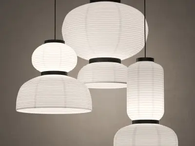 Jaime Hayon Formakami pendant lamp set 3D model