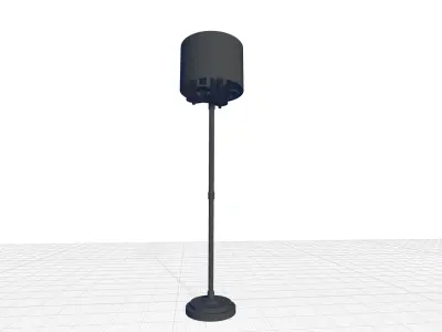 Yosef Traditional Floor Lamp 3D model