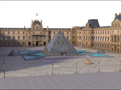  Louvre Palace, Paris. 