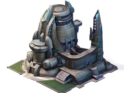 Heterogeneous - Building - Energy Storage Field 03 3D model