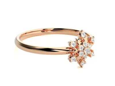 Women ring 3D print model 64