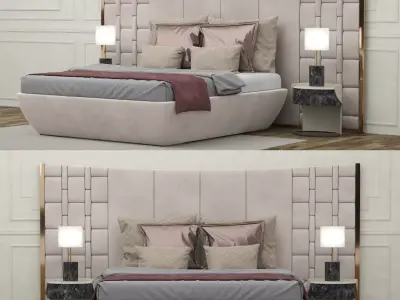  Bed Juliettes Interiors 3D model