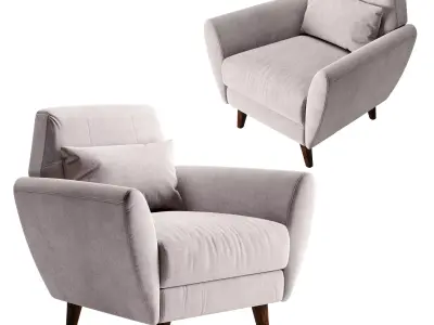 Artesia Armchair 3D model