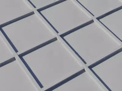 Mint Green Gridded Metal  Texture