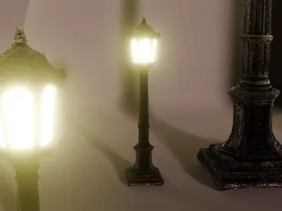 Lamp Post 3D model