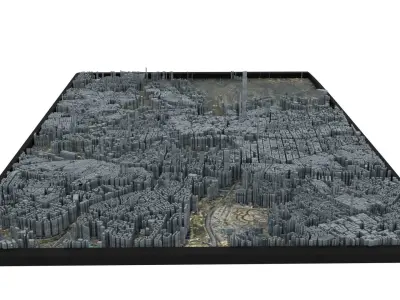 City of Madrid 3D model