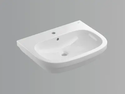 Euro Wall hung Basin 65 Set 3D model