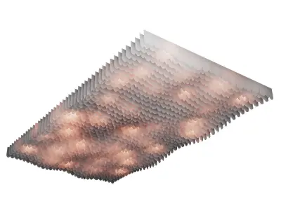 Fabric suspended ceiling  5 3D model