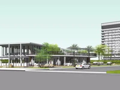 BEACH FRONT RESTAURANT SKP ver2015 3D model