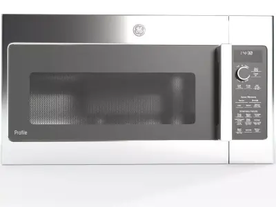 GE Profile Over-the-Range Sensor Microwave Oven 3d Model 3D model