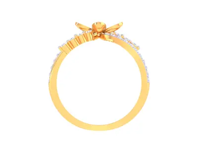 Women Ring  Render 3dm STL OBJ FBX Details 3D print model 317