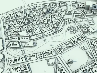 Riga City Latvia 3D print model