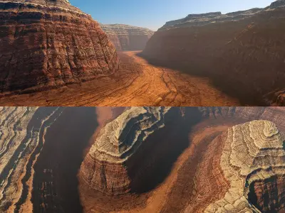 Canyon river n3 3D model