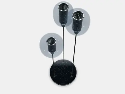 HOGVIND Ceiling lamp for 3 lamps Low-poly 3D model