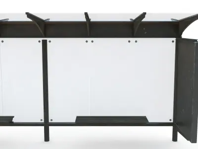 Bus Stop 07 3D model