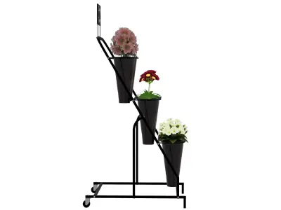 Flower Display Stand 3D model