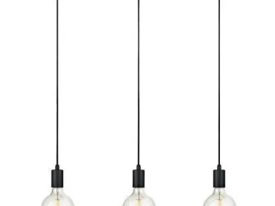 Black Foxworth Light Kitchen Island 3D model