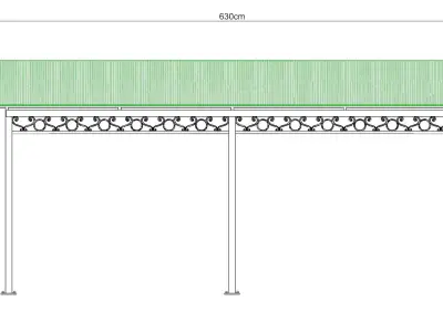 Carport glass  3D model