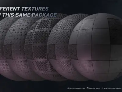 Customizable Rubber Flooring - Procedural Texture  Texture