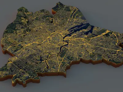 Belfast Northern Ireland UK 3D model