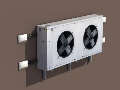 Air conditioning PACK Low Poly Low-poly 3D model
