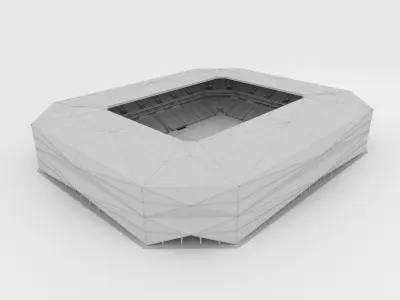Soccer Stadium 01 3D model