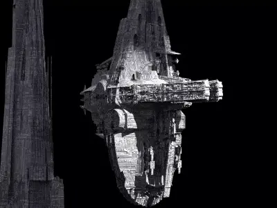 Jupiter Scouter Ship 8 3D model