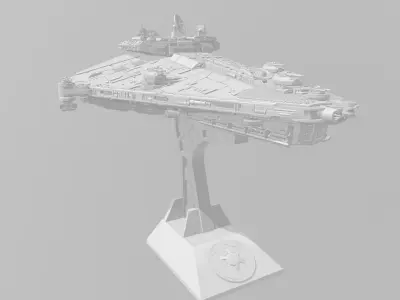 Star Wars Vigil-class imperial corvette 3D print model