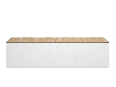 Concrete benches - BOX W By SIT and BOX WH By SIT 3D model