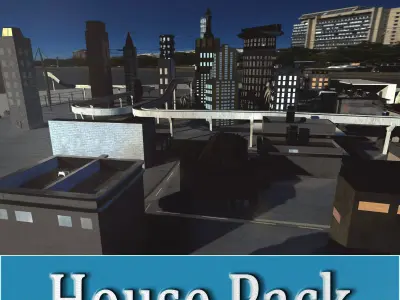 Low Poly House Pack Low-poly 3D model