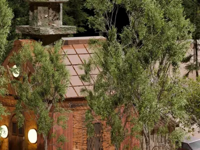wooden house 3D model 5