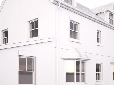 British House Theale D 3D model