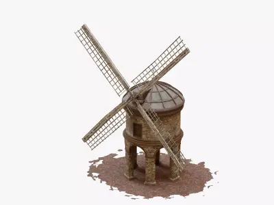 ArchViz - Wind Mill 3D mode 3D model
