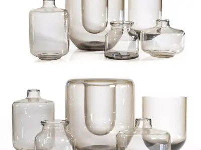 Mickleton  Kristina Recycled Glass Vase  Low-poly 3D model