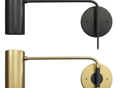 Envoy Swing Plug In Sconce Low-poly 3D model