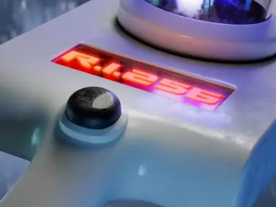 Concept of Portal gun from Rick and Morty 3D model 3D model