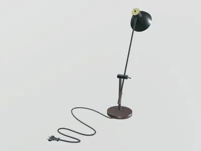 Study Lamp Low-poly 3D model