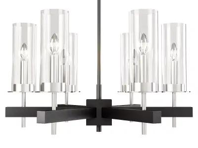 TUXEDO CHANDELIER Low-poly 3D model