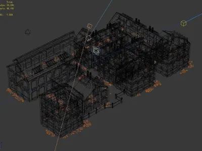 The future - urban waste 03 3D model