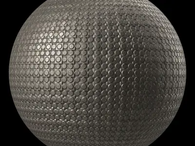 Metal Materials 66- Metal panels By Painting - Pbr 4k Seamless Texture