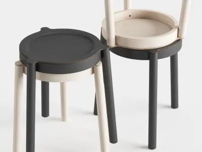 Northern - Pal Stool 3D model