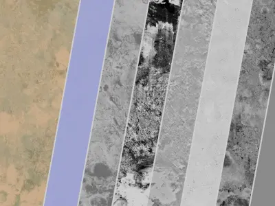 Plaster Patina Materials 01-02 - PBR - Seamless - 4k - SBSAR  Texture