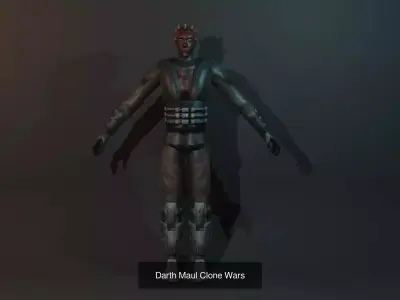 Darth Maul I Savage Opress Clone Wars 3D Model Pack