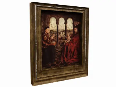 picture medieval Low-poly 3D model