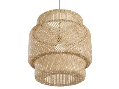 Sinnerlig pendant bamboo light Ikea 3D model